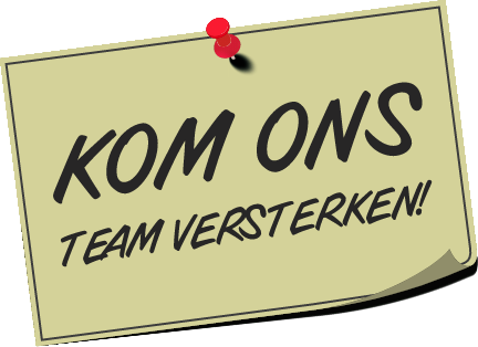 Vacature plak notitie